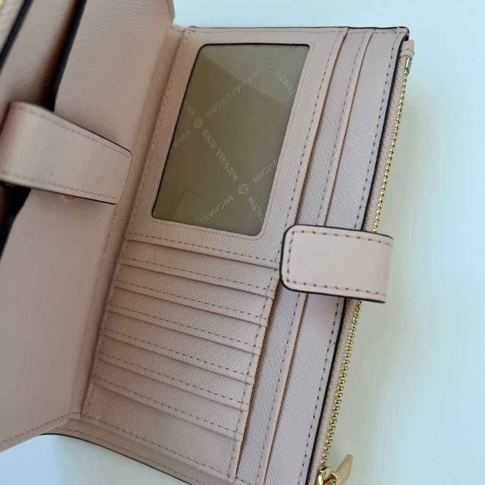 Michael Kors Blush Leather Wristlet - Picture 6 of 8